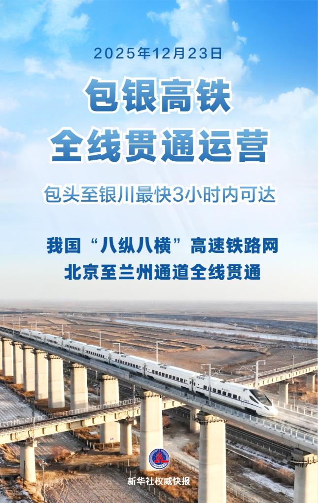 新华社权威快报|包银高铁全线贯通运营