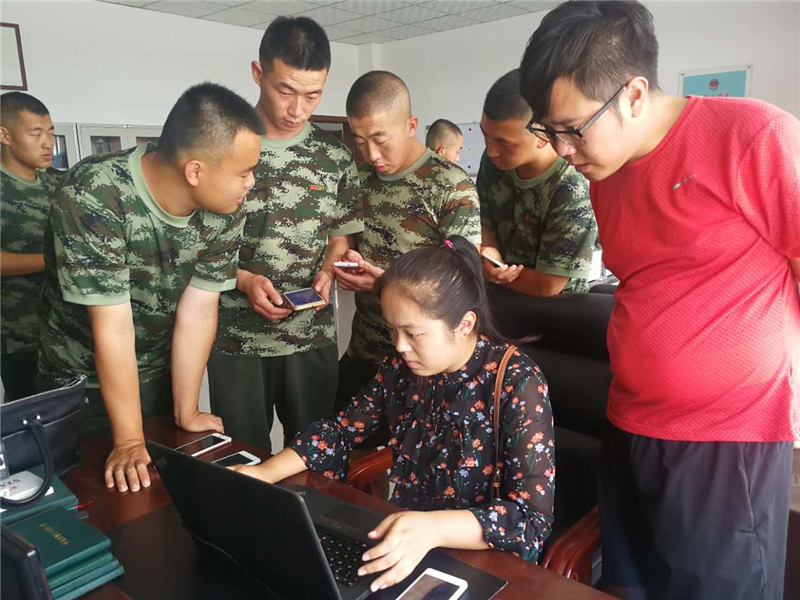 阿拉善盟公安消防支队安装手机管控软件 加强