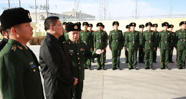 阿拉善盟委书记包钢到阿左旗消防大队调研指导冬春火灾防控工作