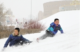 2月6日到7日鄂尔多斯市普降大雪