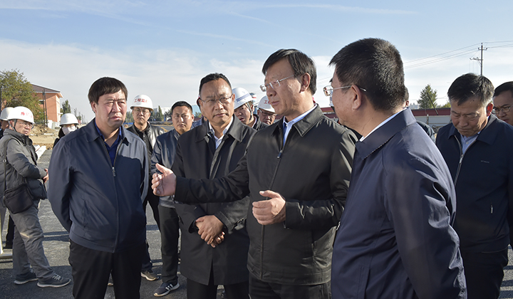 赵江涛调研包头市城建重点项目