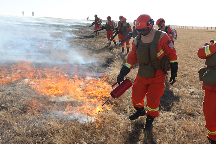 內蒙古森林消防總隊打好防火主動仗
