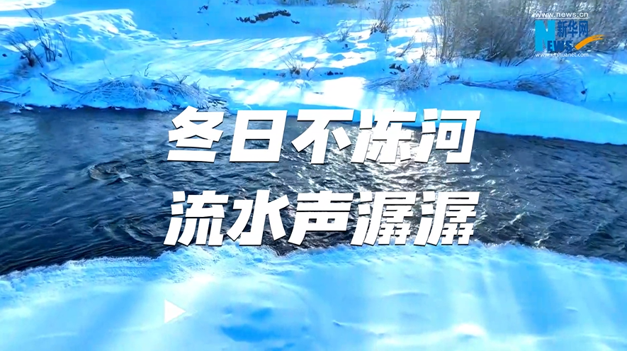 冬日不凍河 流水聲潺潺