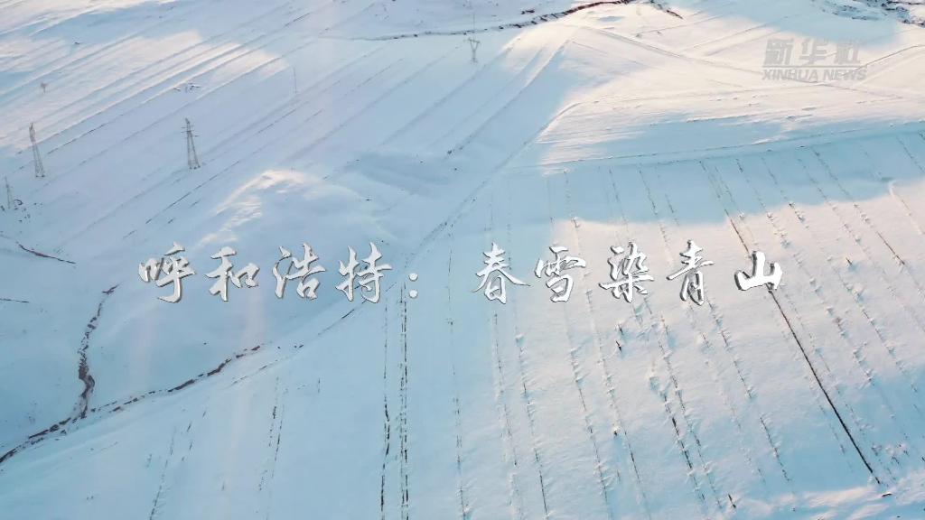 呼和浩特：春雪染青山