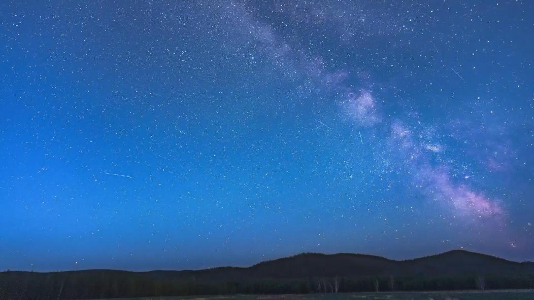 大興安嶺唯美延時星空